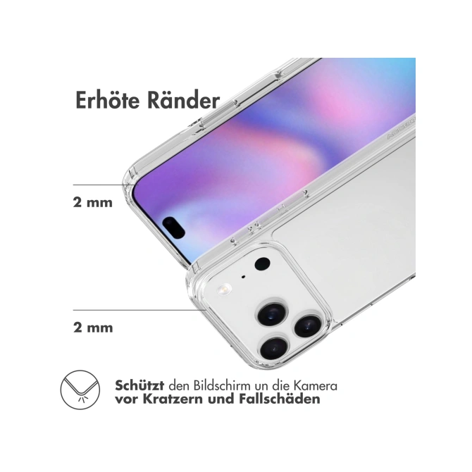 Accezz Xtreme Impact Backcover Apple iPhone 17 Pro - Transparant