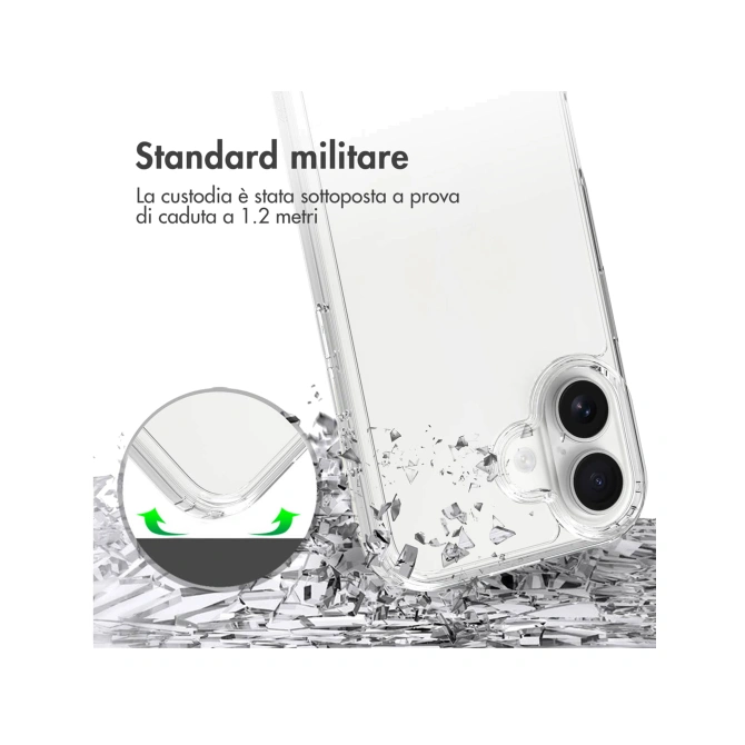 Accezz Xtreme Impact Backcover Apple iPhone 17 - Transparant