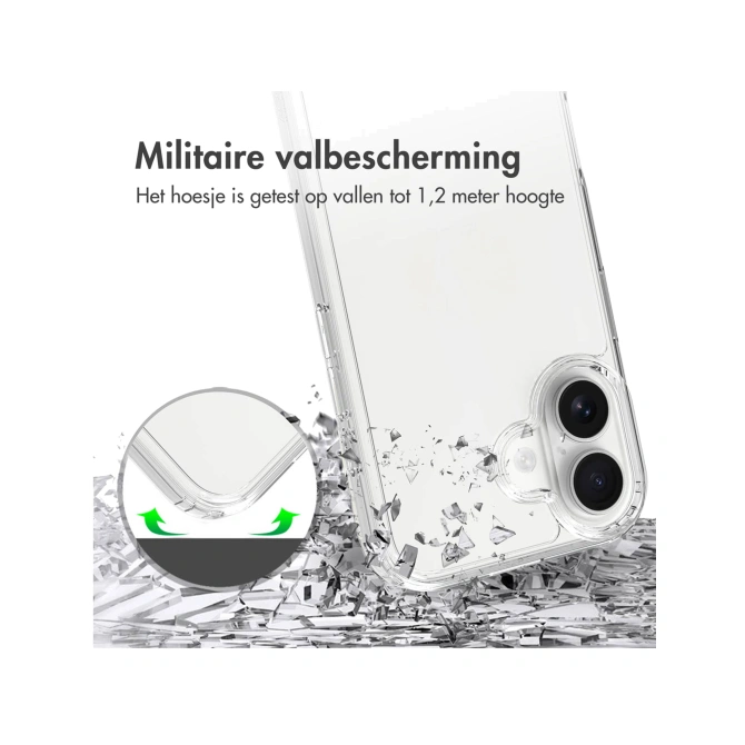 Accezz Xtreme Impact Backcover Apple iPhone 17 - Transparant