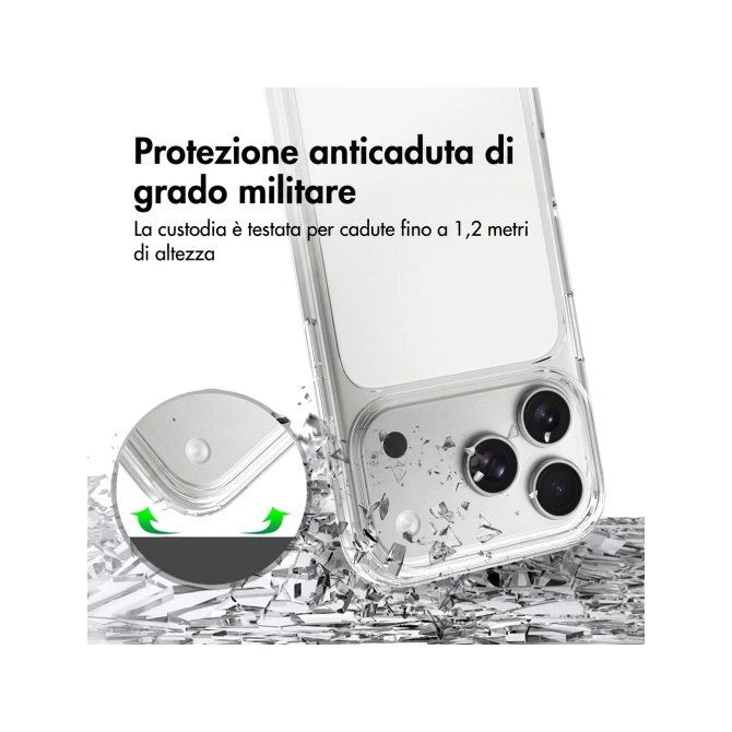 Accezz Xtreme Impact Backcover Apple iPhone 18 Pro / 17 Pro - Transparant