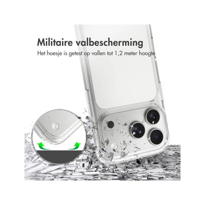 Accezz Xtreme Impact Backcover Apple iPhone 18 Pro / 17 Pro - Transparant