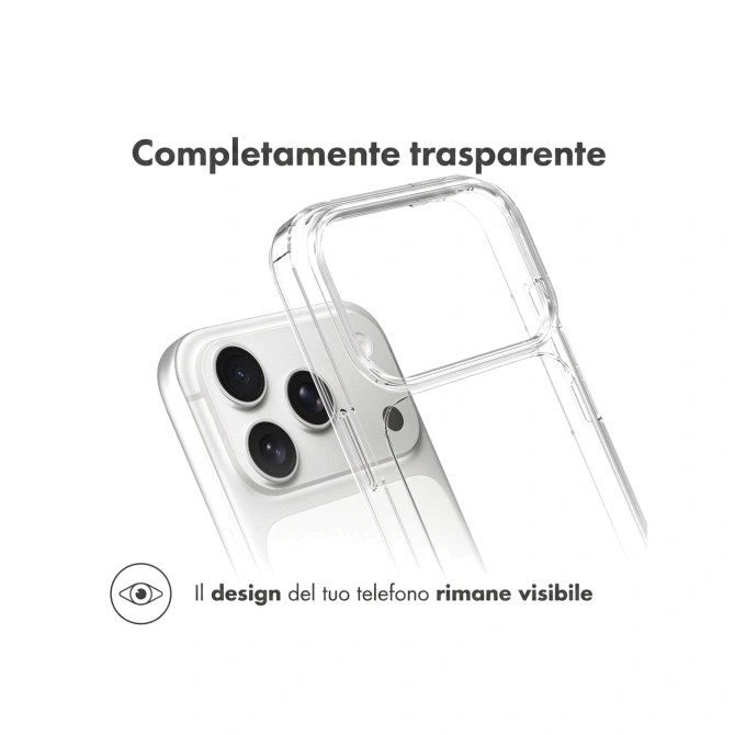 Accezz Xtreme Impact Backcover Apple iPhone 18 Pro / 17 Pro - Transparant