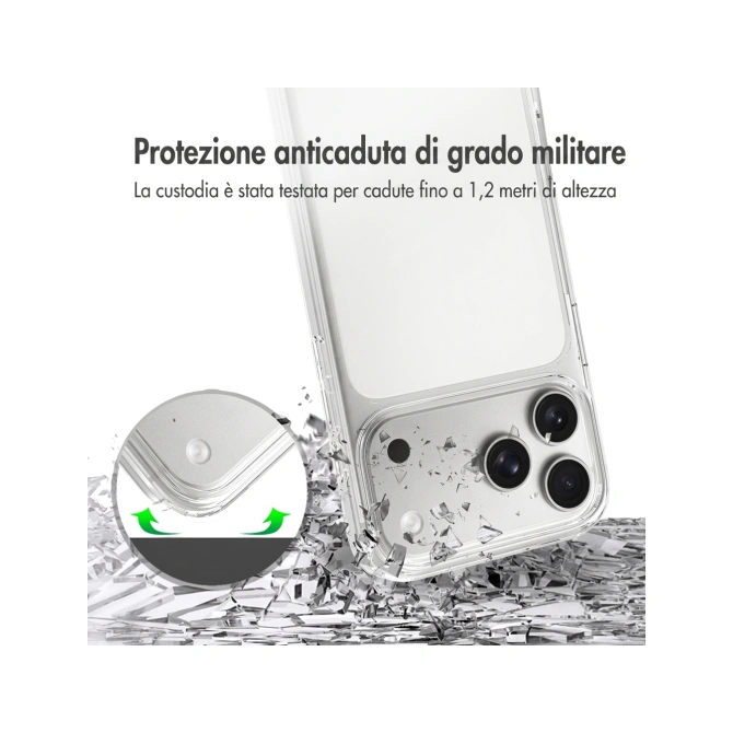 Accezz Xtreme Impact Backcover Apple iPhone 18 Pro Max / 17 Pro Max - Transparant