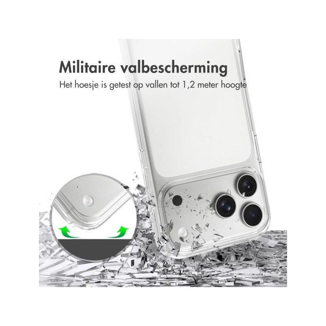 Accezz Xtreme Impact Backcover Apple iPhone 18 Pro Max / 17 Pro Max - Transparant