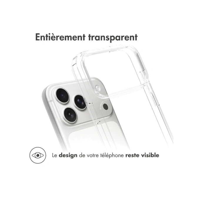 Accezz Xtreme Impact Backcover Apple iPhone 18 Pro Max / 17 Pro Max - Transparant