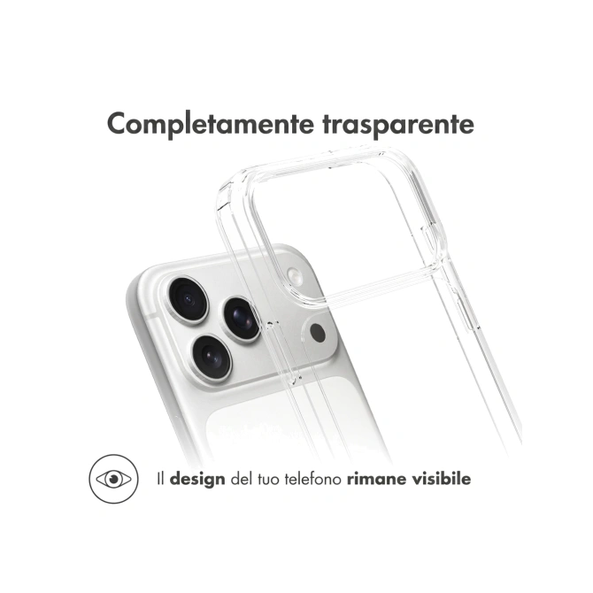 Accezz Xtreme Impact Backcover Apple iPhone 18 Pro Max / 17 Pro Max - Transparant