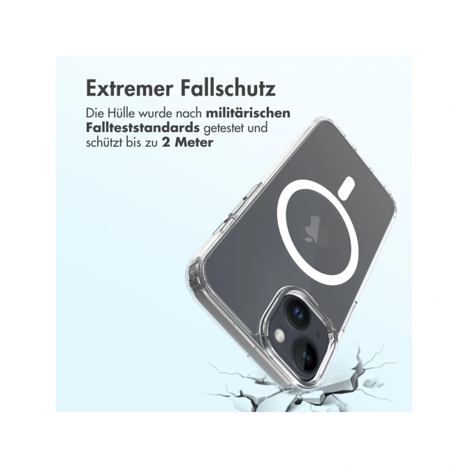 Accezz Xtreme Impact Backcover met MagSafe Apple iPhone 13 - Transparant