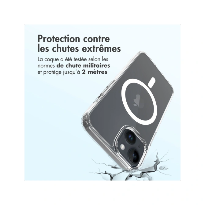 Accezz Xtreme Impact Backcover met MagSafe Apple iPhone 14 - Transparant