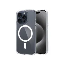 Accezz Xtreme Impact Backcover met MagSafe Apple iPhone 15 Pro - Transparant