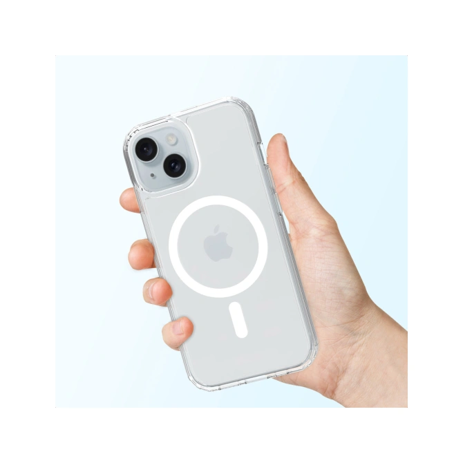 Accezz Xtreme Impact Backcover met MagSafe Apple iPhone 15 - Transparant
