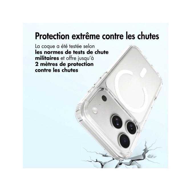Accezz Xtreme Impact Backcover met MagSafe Apple iPhone 18 Pro / 17 Pro - Transparant