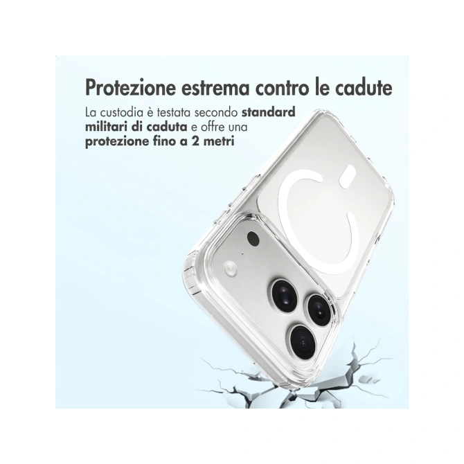 Accezz Xtreme Impact Backcover met MagSafe Apple iPhone 18 Pro / 17 Pro - Transparant