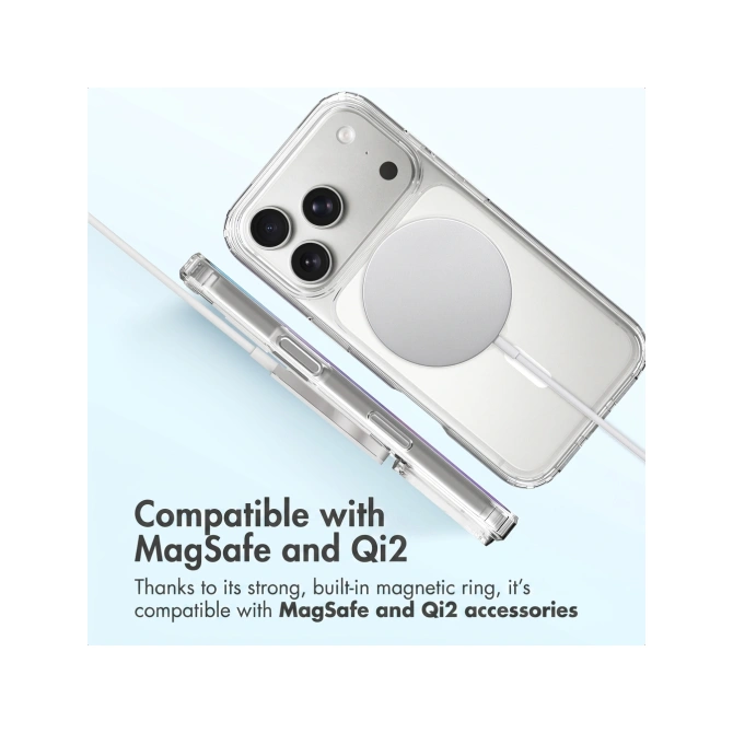 Accezz Xtreme Impact Backcover met MagSafe Apple iPhone 18 Pro / 17 Pro - Transparant