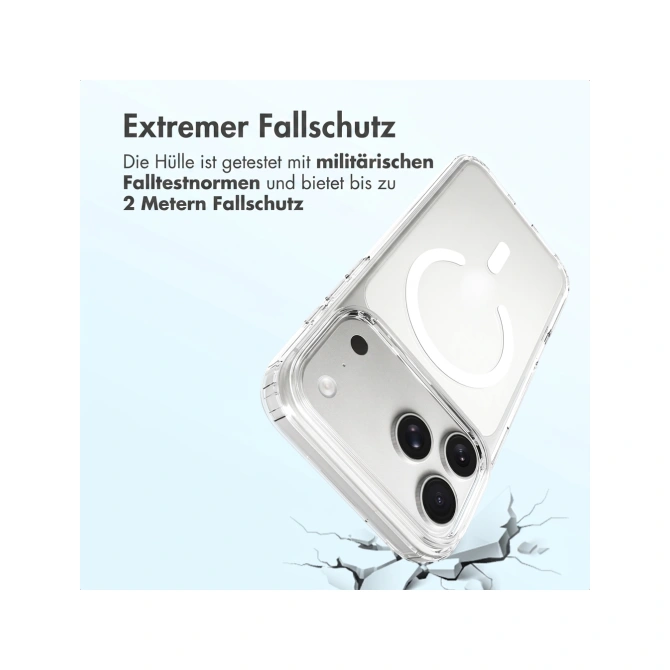 Accezz Xtreme Impact Backcover met MagSafe Apple iPhone 18 Pro Max / 17 Pro Max - Transparant