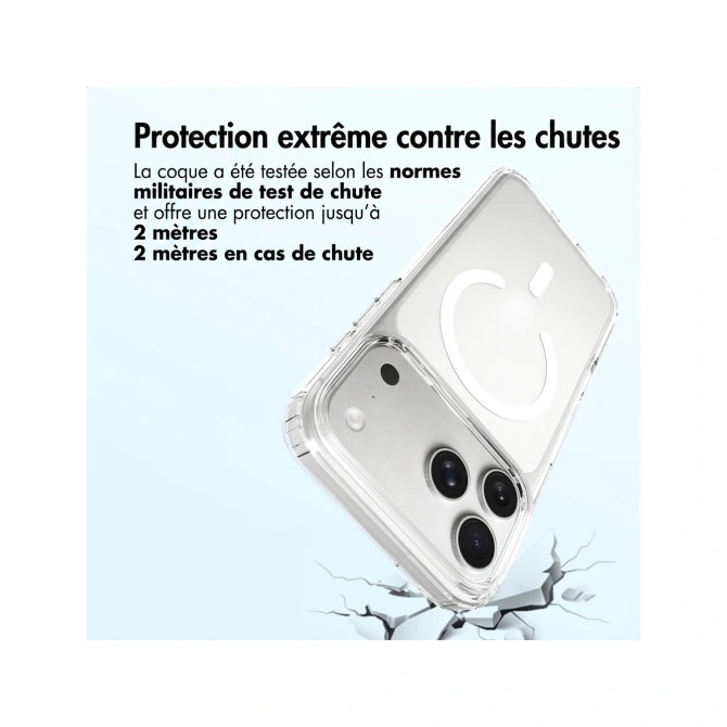 Accezz Xtreme Impact Backcover met MagSafe Apple iPhone 18 Pro Max / 17 Pro Max - Transparant