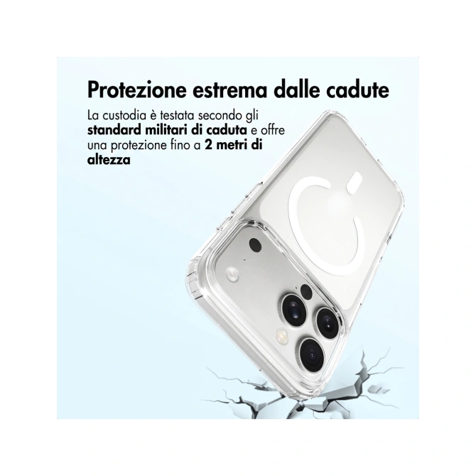 Accezz Xtreme Impact Backcover met MagSafe Apple iPhone 18 Pro Max / 17 Pro Max - Transparant