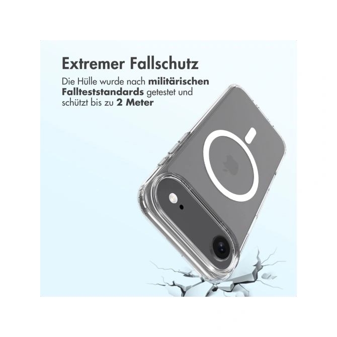 Accezz Xtreme Impact Backcover met MagSafe Apple iPhone Air - Transparant