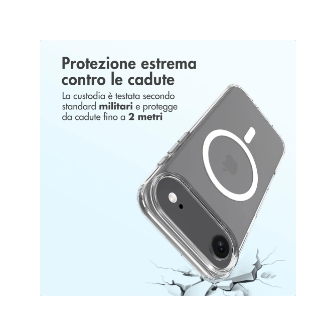 Accezz Xtreme Impact Backcover met MagSafe Apple iPhone Air - Transparant