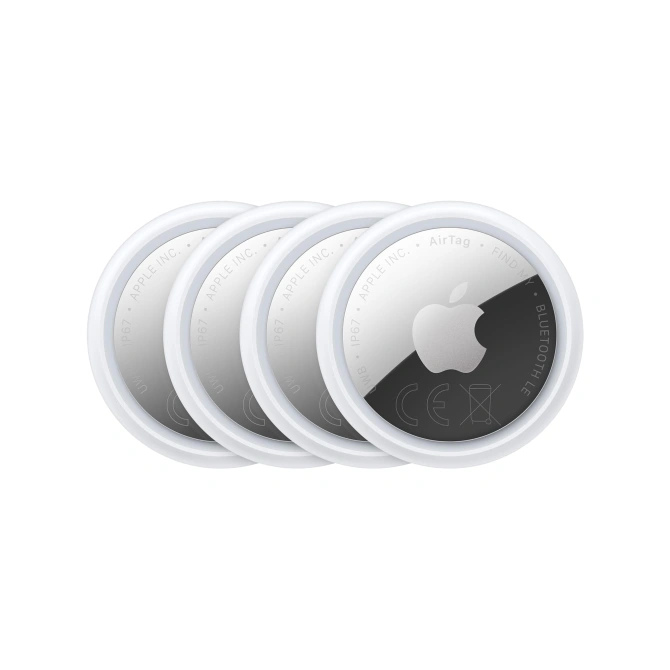 Apple AirTag (2nd generation) 4-pack - Wit Apple AirTag (2nd generation) 4-pack - Wit