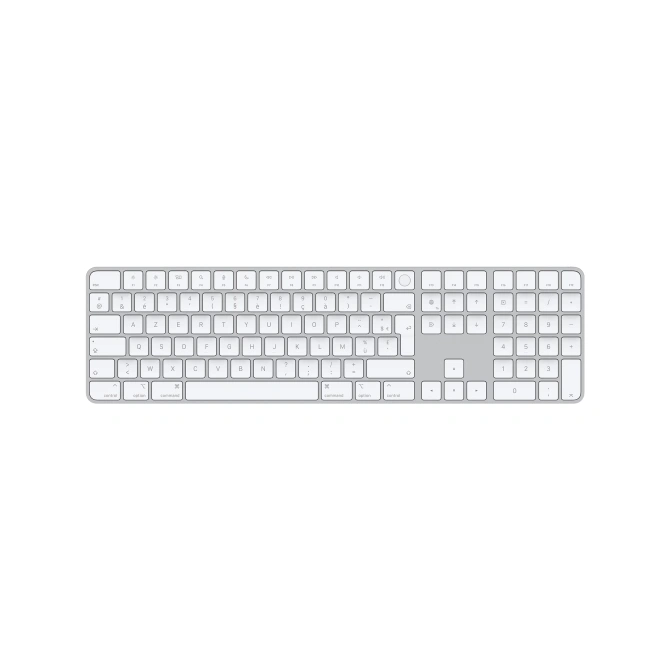Apple Magic Keyboard met Numpad en Touch ID - Draadloos Toetsenbord - AZERTY / FR - Wit