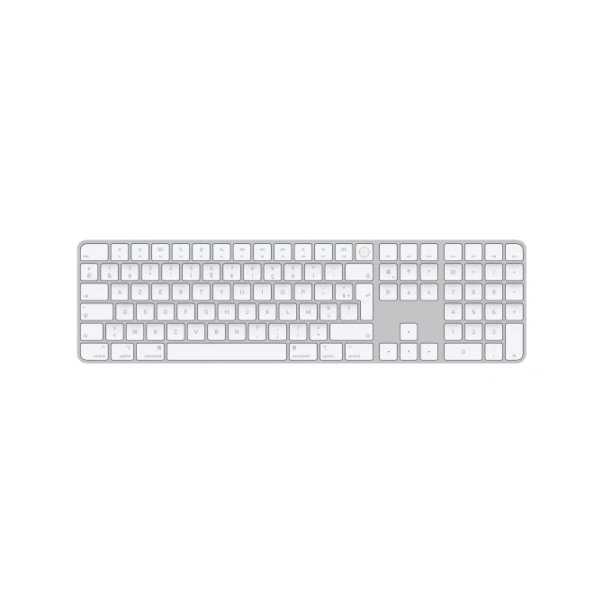 Apple Magic Keyboard met Numpad en Touch ID - Draadloos Toetsenbord - AZERTY / FR - Wit