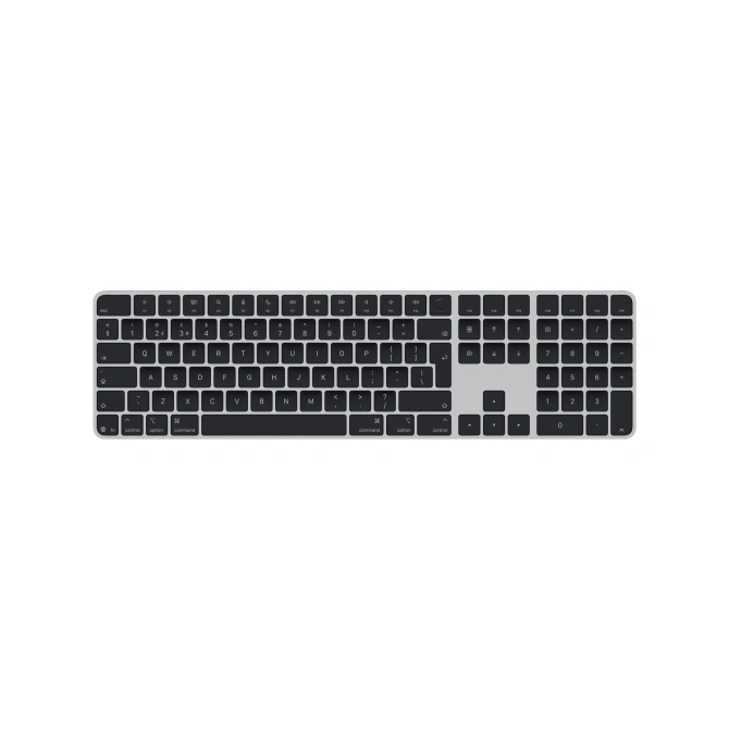 Apple Magic Keyboard met Numpad en Touch ID - Draadloos Toetsenbord - QWERTY / UK (2024) - Zwart
