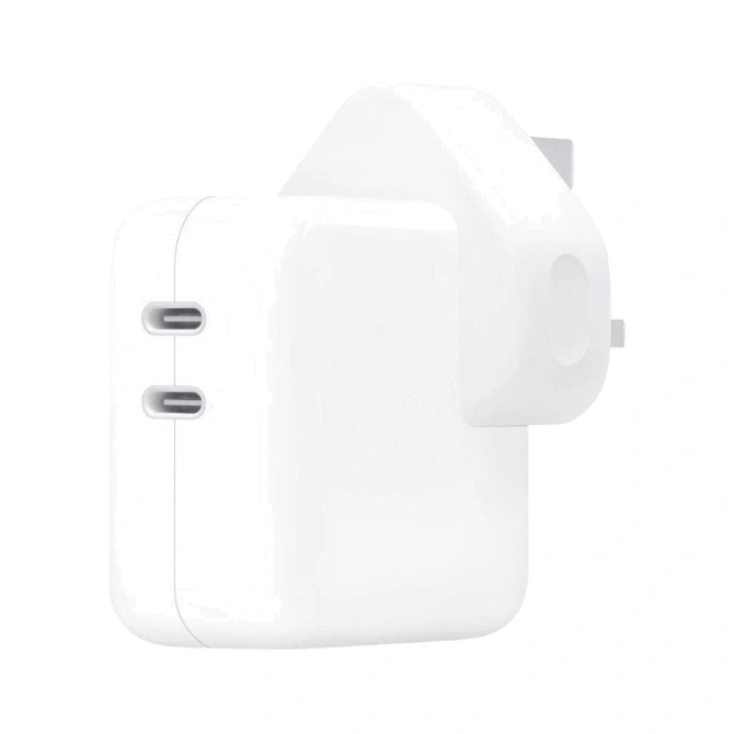 Apple Originele Power Adapter 2x USB-C - MacBook oplader - Verenigd Koninkrijk - 35W - Wit