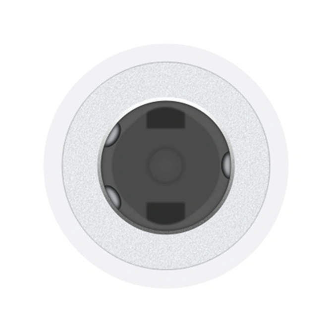 Apple USB-C naar 3,5 mm Jack audio aansluiting adapter - Wit