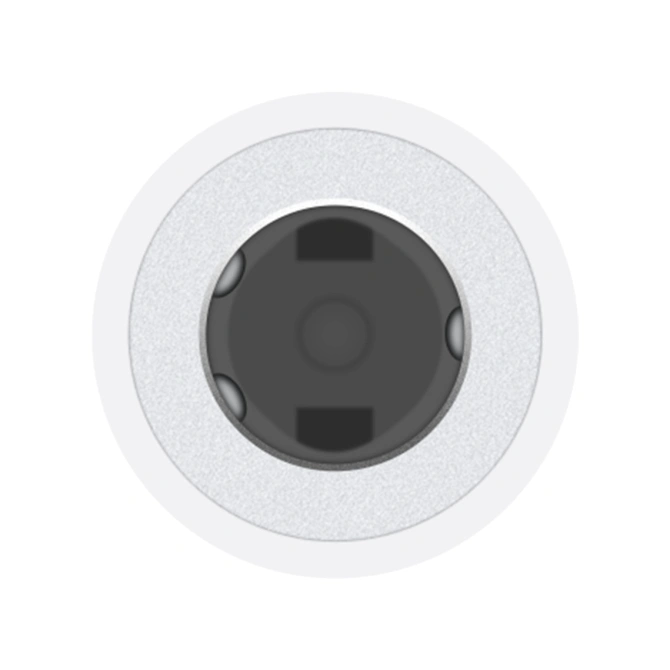 Apple USB-C naar 3,5 mm Jack audio aansluiting (AUX) adapter - Wit