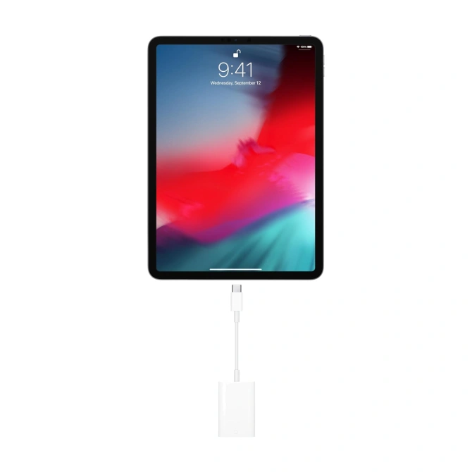 Apple USB-C naar SD kaartlezer - Wit
