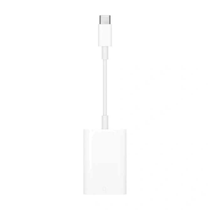 Apple USB-C naar SD kaartlezer - Wit