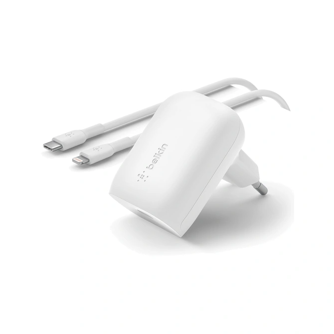 Belkin Boost↑Charge™ Adapter met kabel - USB-C naar Lightning - 1M - 30W - Wit