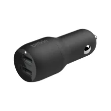 Belkin Boost↑Charge™ Dual USB Car Charger + Lightning kabel - 24W Belkin Boost↑Charge™ Dual USB Car Charger + Lightning kabel - 24W