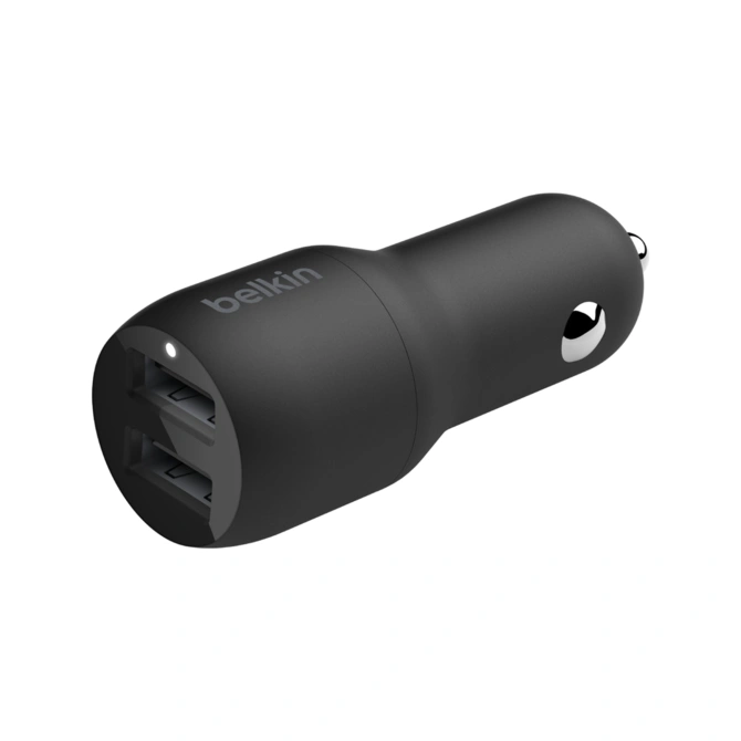 Belkin Boost↑Charge™ Dual USB Car Charger + Lightning kabel - 24W