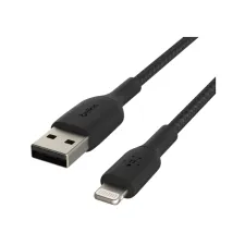 Belkin BoostCharge Pro Braided Lightning naar USB-A kabel - 1 meter - Zwart Belkin BoostCharge Pro Braided Lightning naar USB-A kabel - 1 meter - Zwart