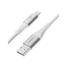 Belkin BoostCharge Pro Braided Lightning naar USB-A kabel - 2 meter - Wit Belkin BoostCharge Pro Braided Lightning naar USB-A kabel - 2 meter - Wit