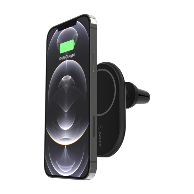 Belkin Magnetic Wireless Car Vent Mount MagSafe - MagSafe draadloze autolader - Zwart