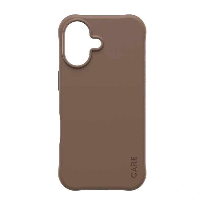 CARE by PanzerGlass Fashionable Case Samba met MagSafe Apple iPhone 17 - Espresso Brown