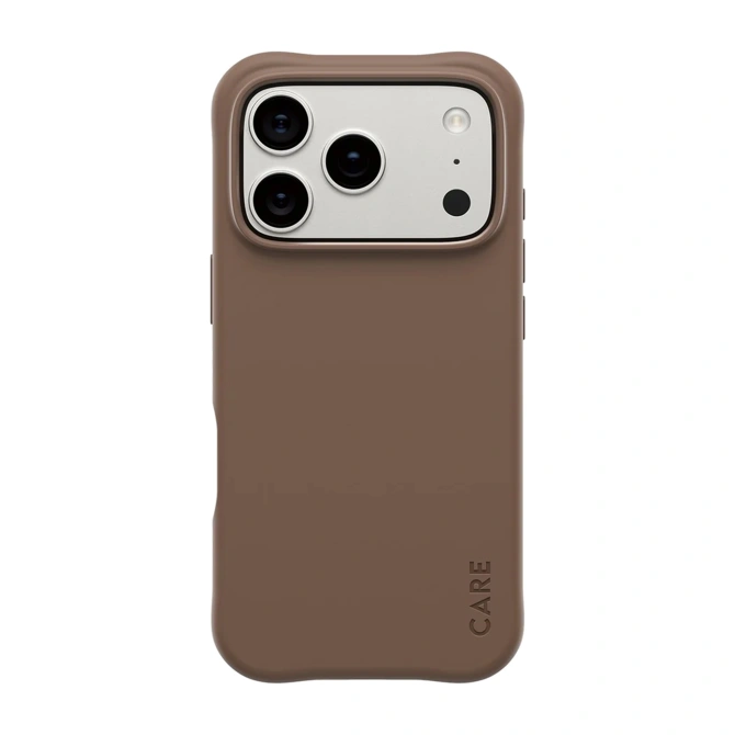 CARE by PanzerGlass Fashionable Case Samba met MagSafe Apple iPhone 17 Pro - Espresso Brown