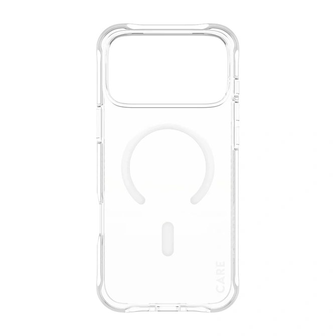 CARE by PanzerGlass Fashionable Case Samba met MagSafe Apple iPhone 17 Pro Max - Clear / White