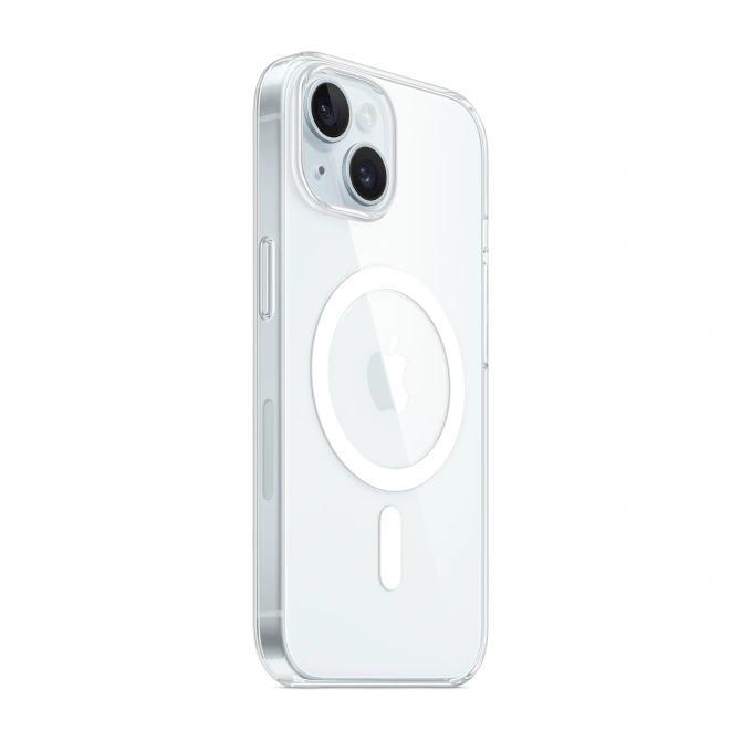 Clearcase MagSafe Apple iPhone 15 - Transparant