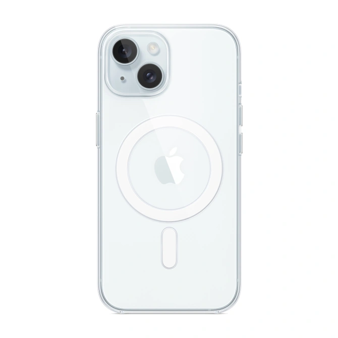 Clearcase MagSafe Apple iPhone 15 - Transparant