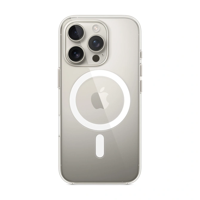 Clearcase MagSafe Apple iPhone 16 Pro - Transparant