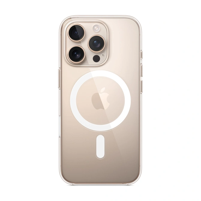 Clearcase MagSafe Apple iPhone 16 Pro - Transparant