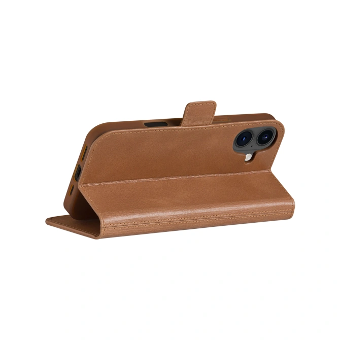 dbramante1928 Copenhagen Bookcase Apple iPhone 16 Plus - Tan