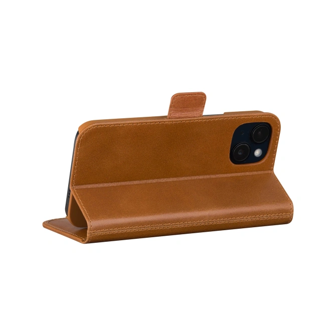 dbramante1928 Copenhagen Bookcase Apple iPhone 17e / 16e / 15 / 14 / 13 - Bruin