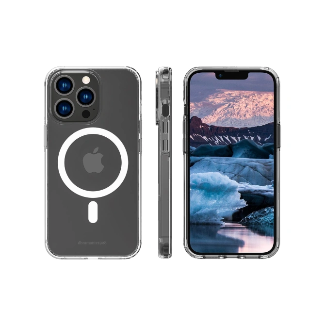dbramante1928 Iceland Pro Backcover met MagSafe Apple iPhone 13 Pro - Transparant