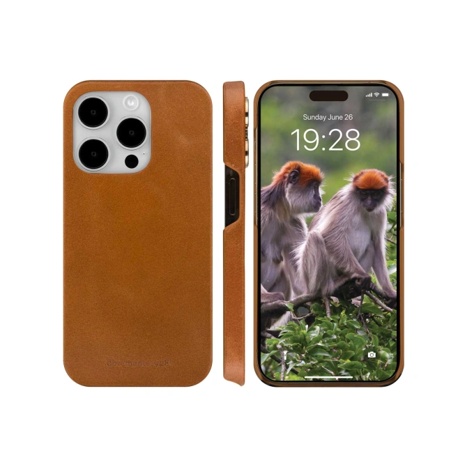 dbramante1928 Lynge Bookcase Apple iPhone 15 Pro - Tan