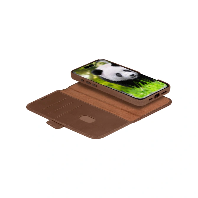 dbramante1928 Lynge Bookcase MagSafe Apple iPhone 16 - Tan