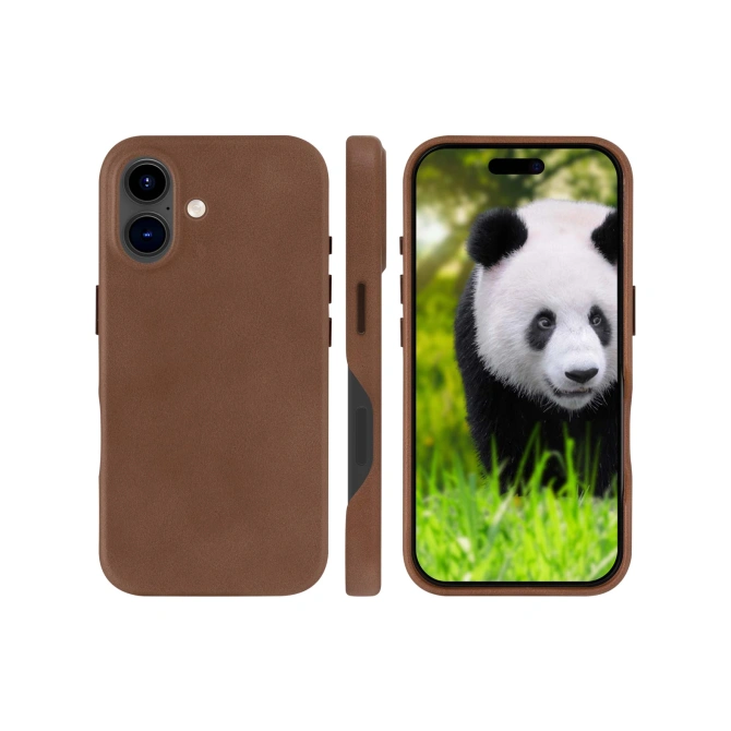 dbramante1928 Lynge Bookcase MagSafe Apple iPhone 16 - Tan